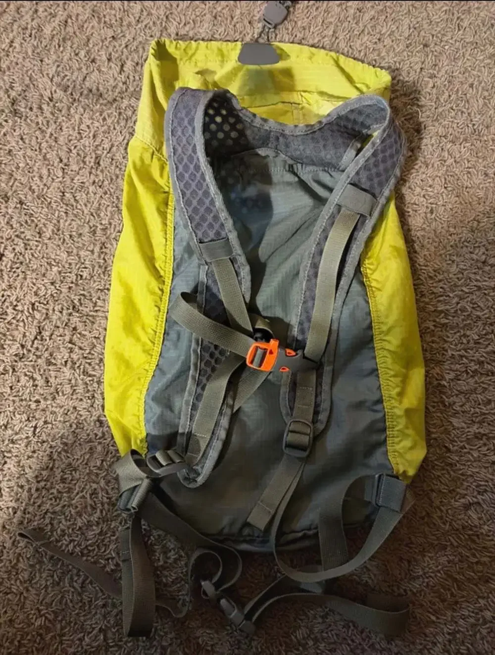 REI Co-op Flash Pack Yellow Ultralight Daypack